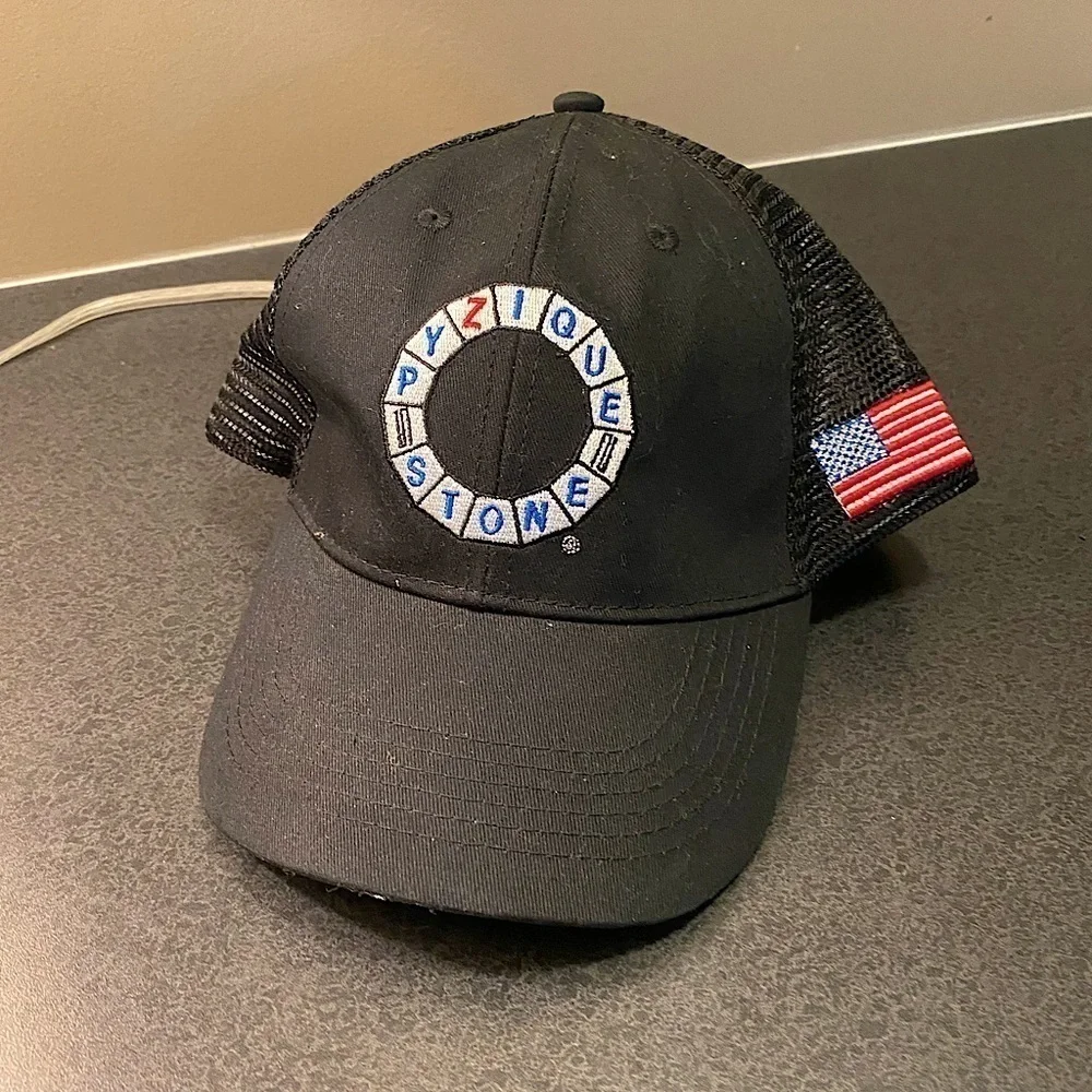 Pyzique Stone USA American Flag Hat